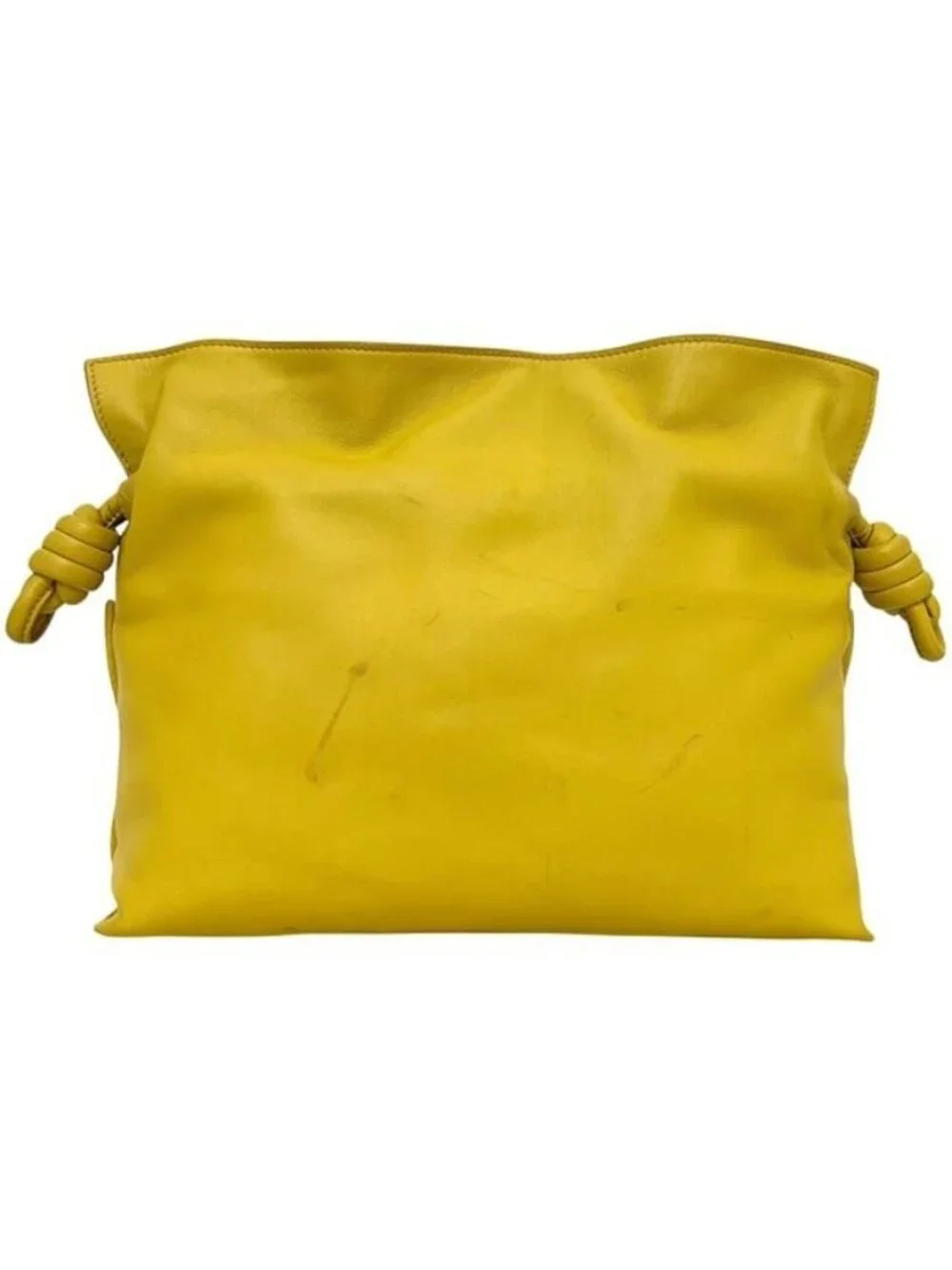 Loewe Shoulder Bag Flamenco Clutch Medium Leather Napa Calfskin Yellow